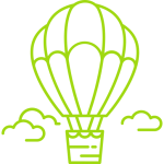 Booking system for activities in the air Booking system for air activities